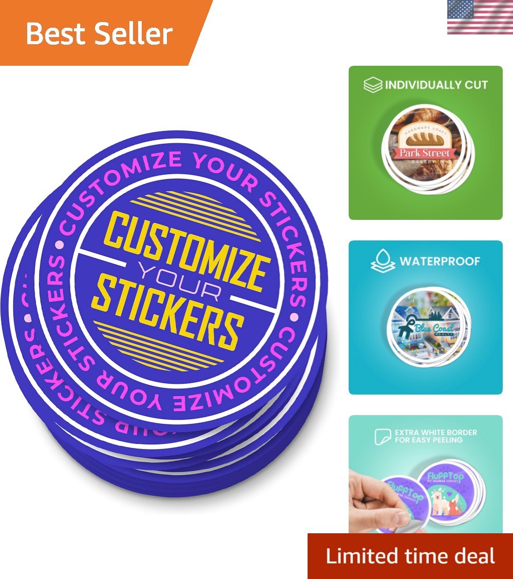 Logo Stickers Customized Stickers for Business Logo — Custom Decals Vinyl — C…