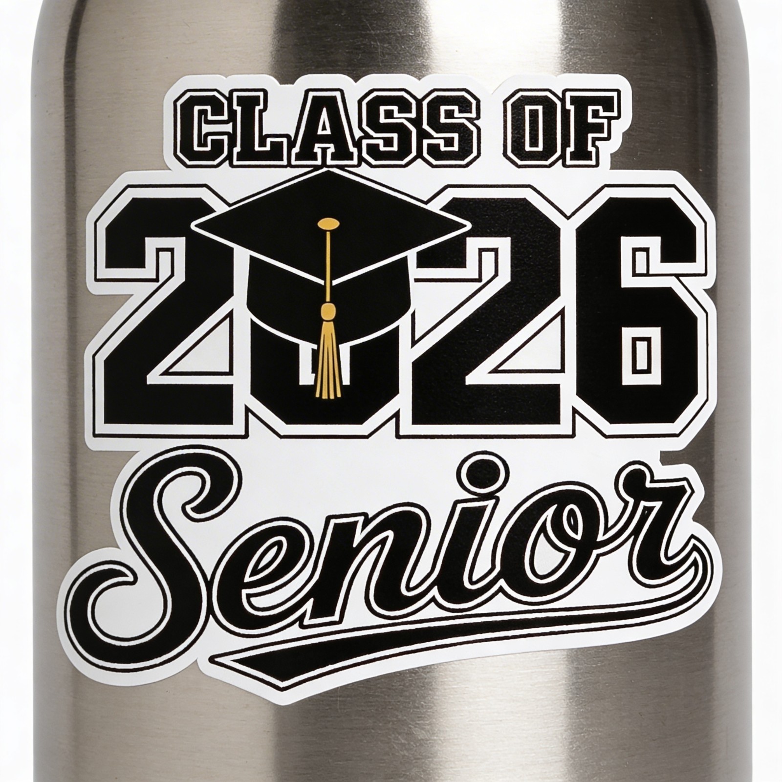 Class of 2026 Stickers Senior Graduation Grad Night Decoration Sports Vinyl Base