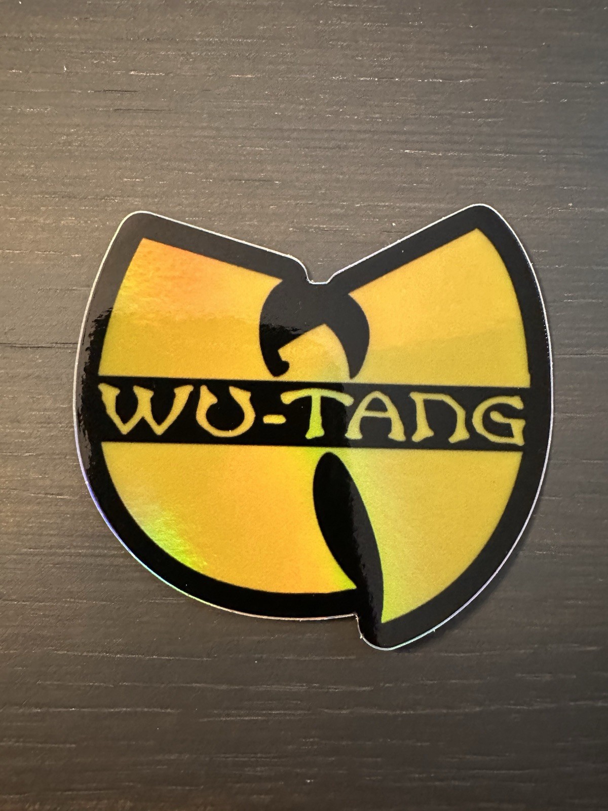 Wu-Tang Forever Sticker Yellow Holo Very High Quality Hip Hop 3”