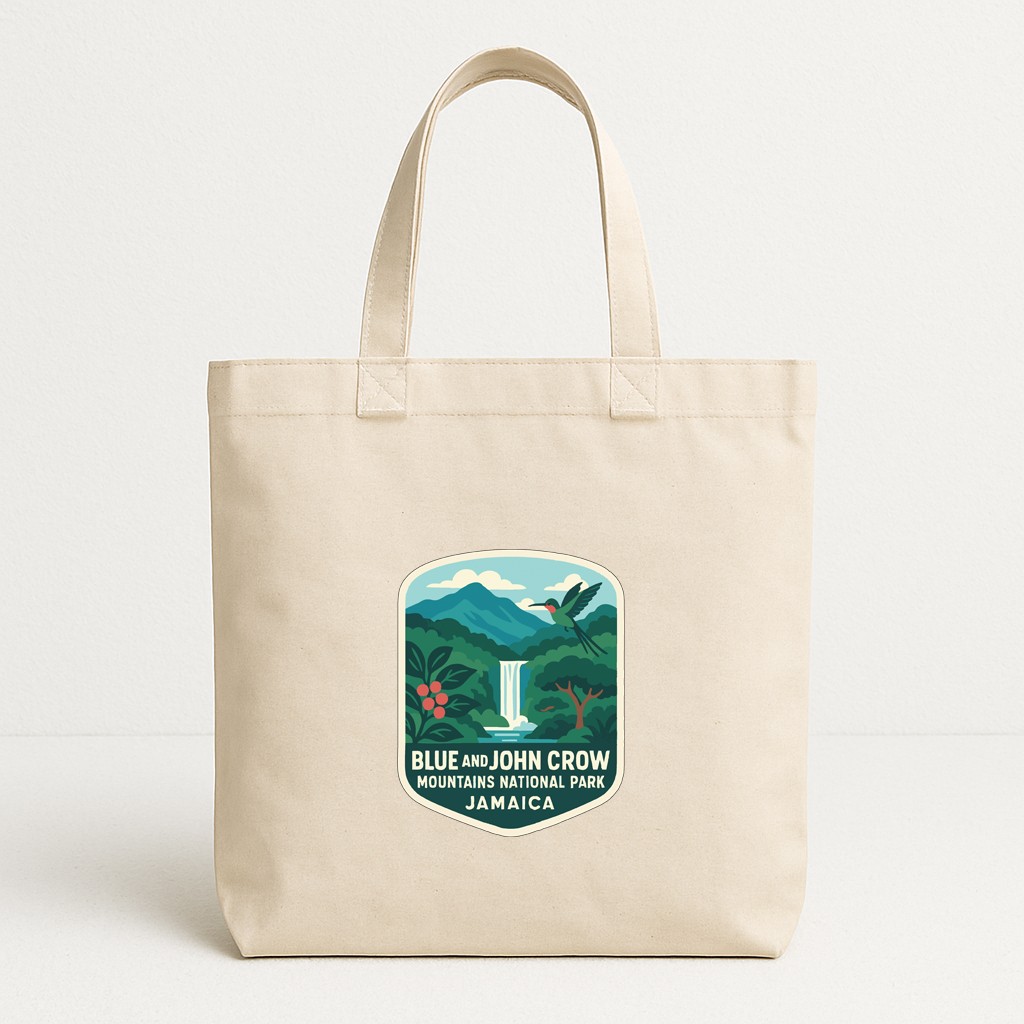 Blue and John Crow Jamaica Iron On Heat Transfer Vinyl HTV World National Parks
