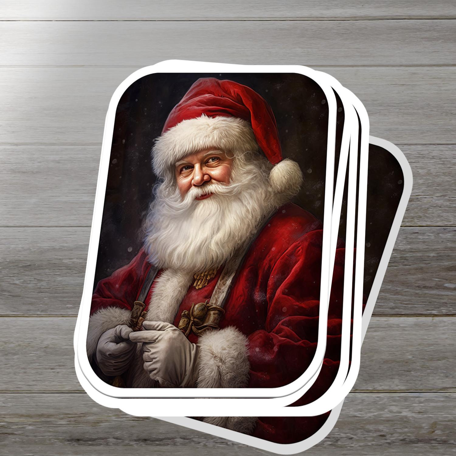 Santa Claus Vinyl Sticker – Bring the Magic of Christmas Anywhere