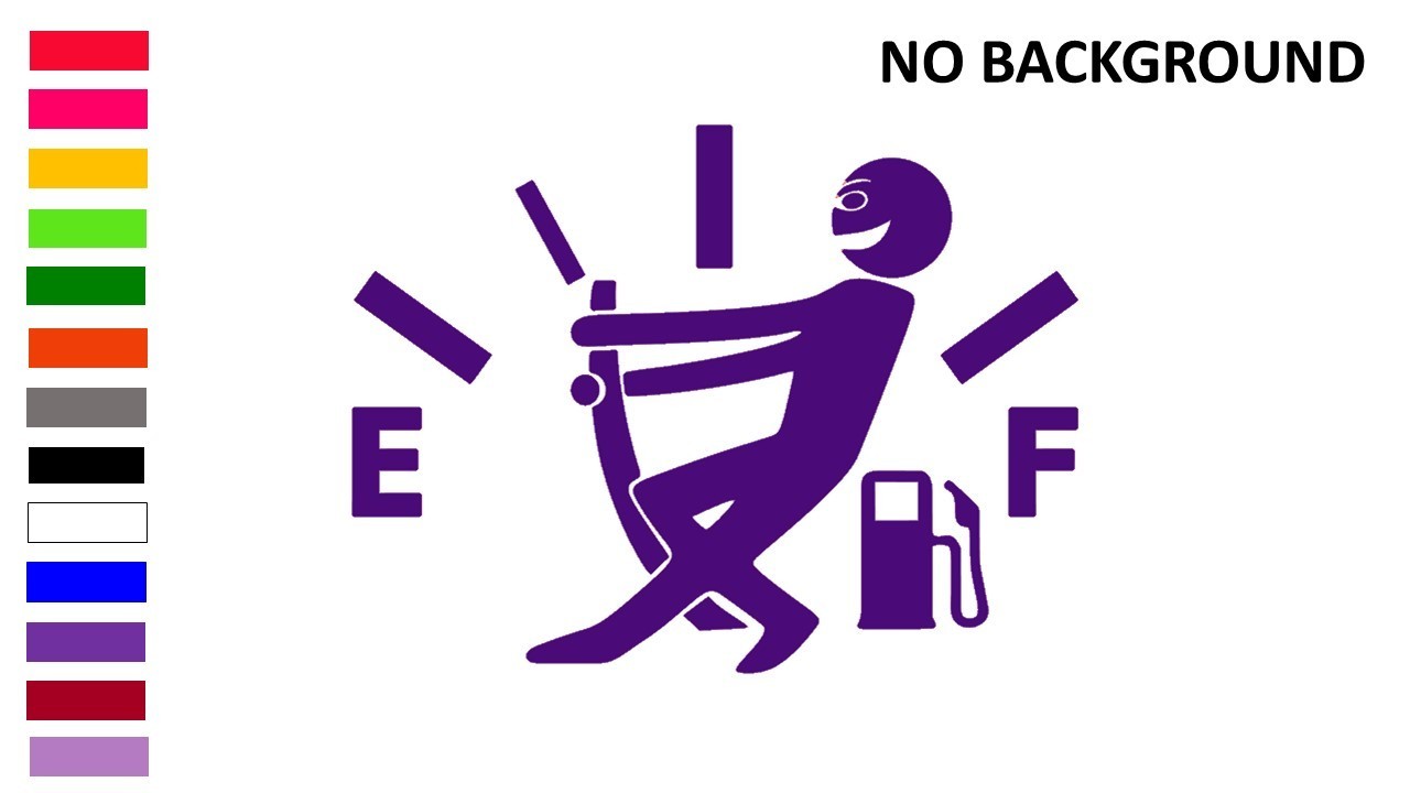 HOLD GAS GAUGE FULL, GAS, Decal Stickers for Cars, Laptops, Tablets