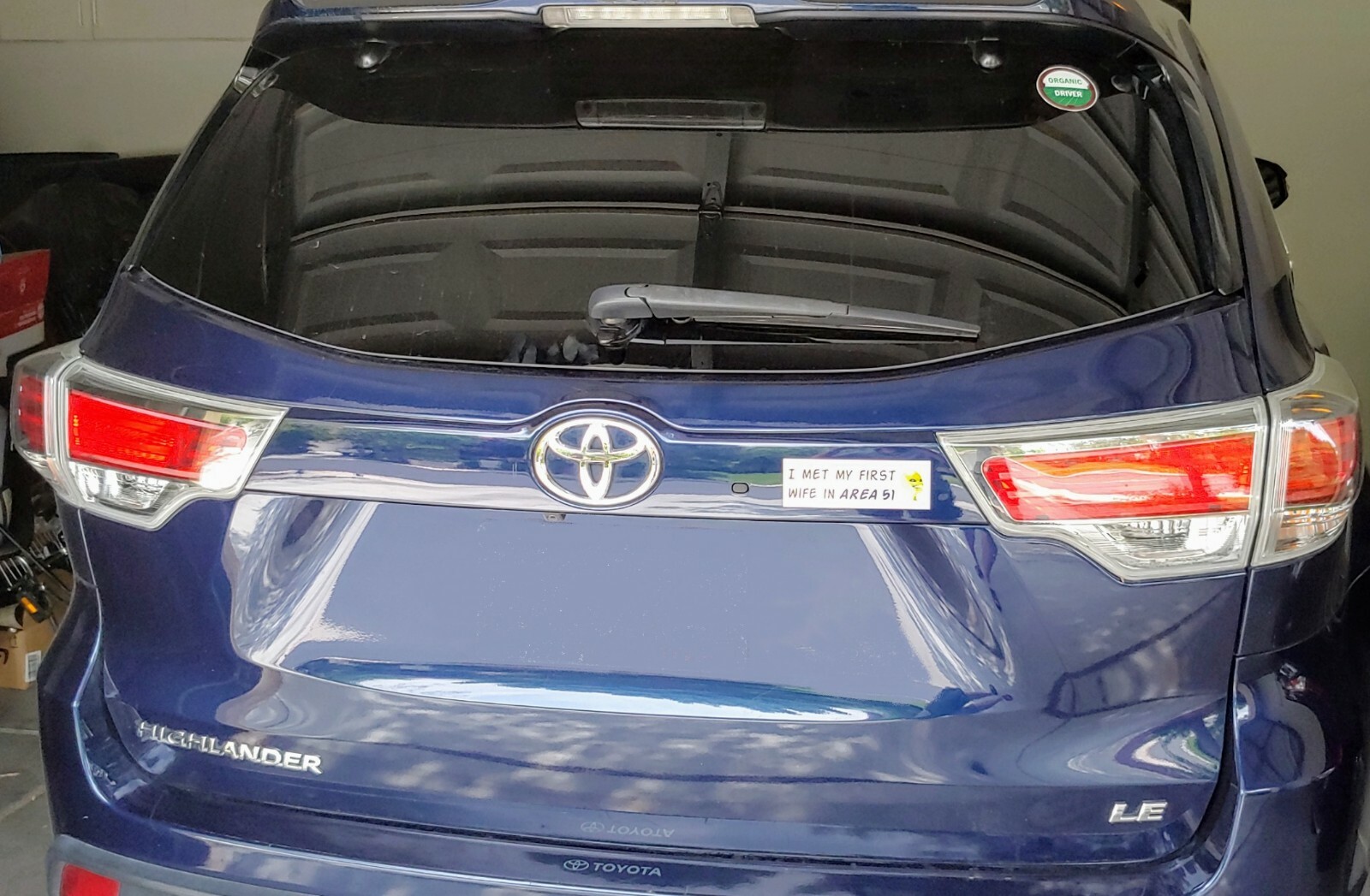 Storm area 51 , Bumper sticker area 51 , alien aliens x files, ex wife