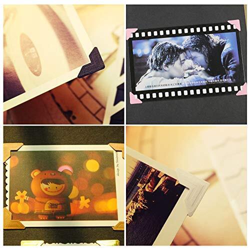 15 Sheets Photo Mounting Corners, Self Adhesive Paper Picture Sticker for DIY