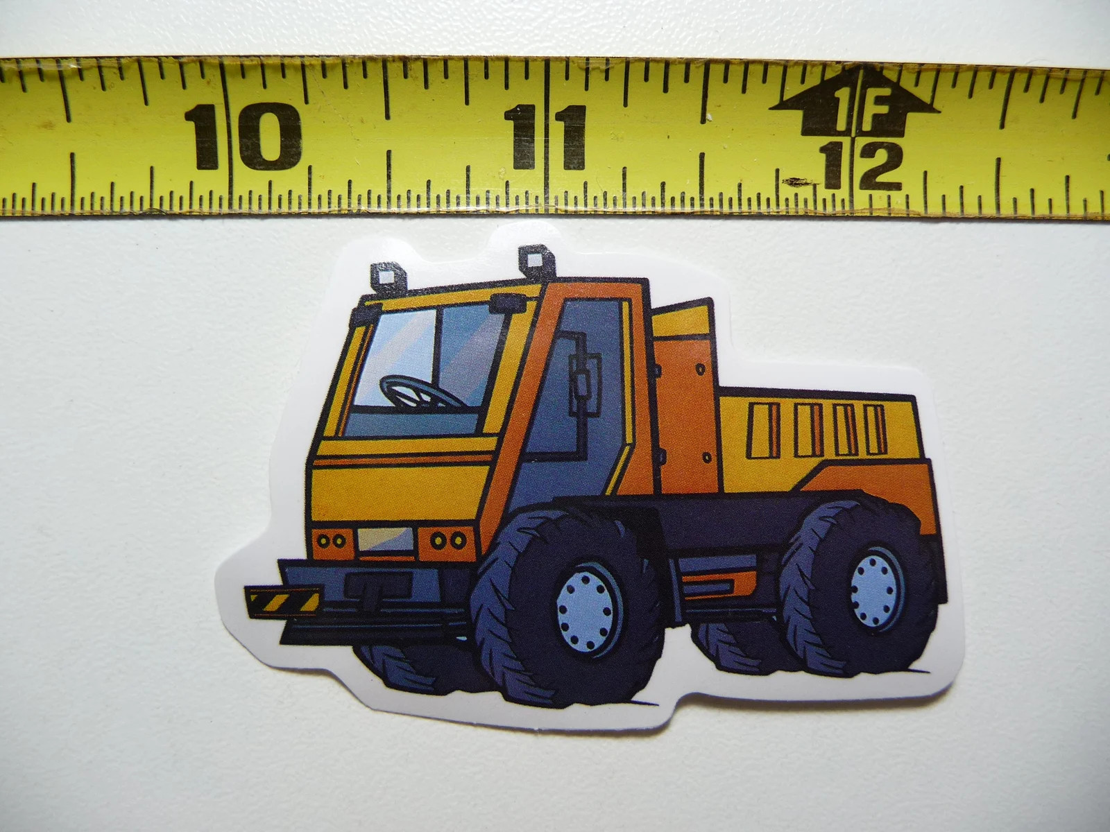 PLANT DUMP TRUCK SMALL STICKER DECAL CONSTRUCTION DEVELOPMENT MACHINERY DRIVER