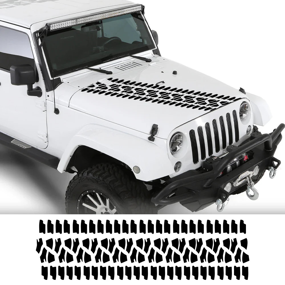 Aftermarket Off-Road Adventure Tracks Vinyl Graphic Decal – Hood, Door, Side & T