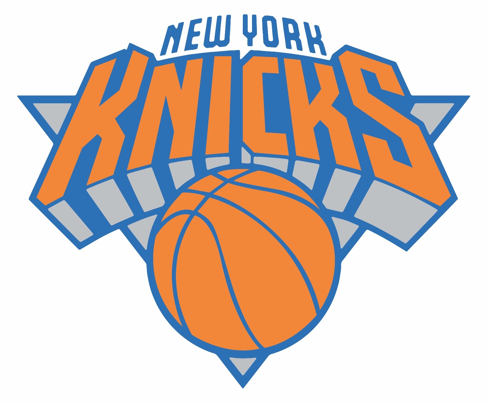 New York Knicks Logo Wall Decal NBA Basketball Decor Sport Mural Vinyl Sticker
