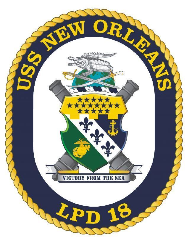 USS New Orleans Sticker Decal M154