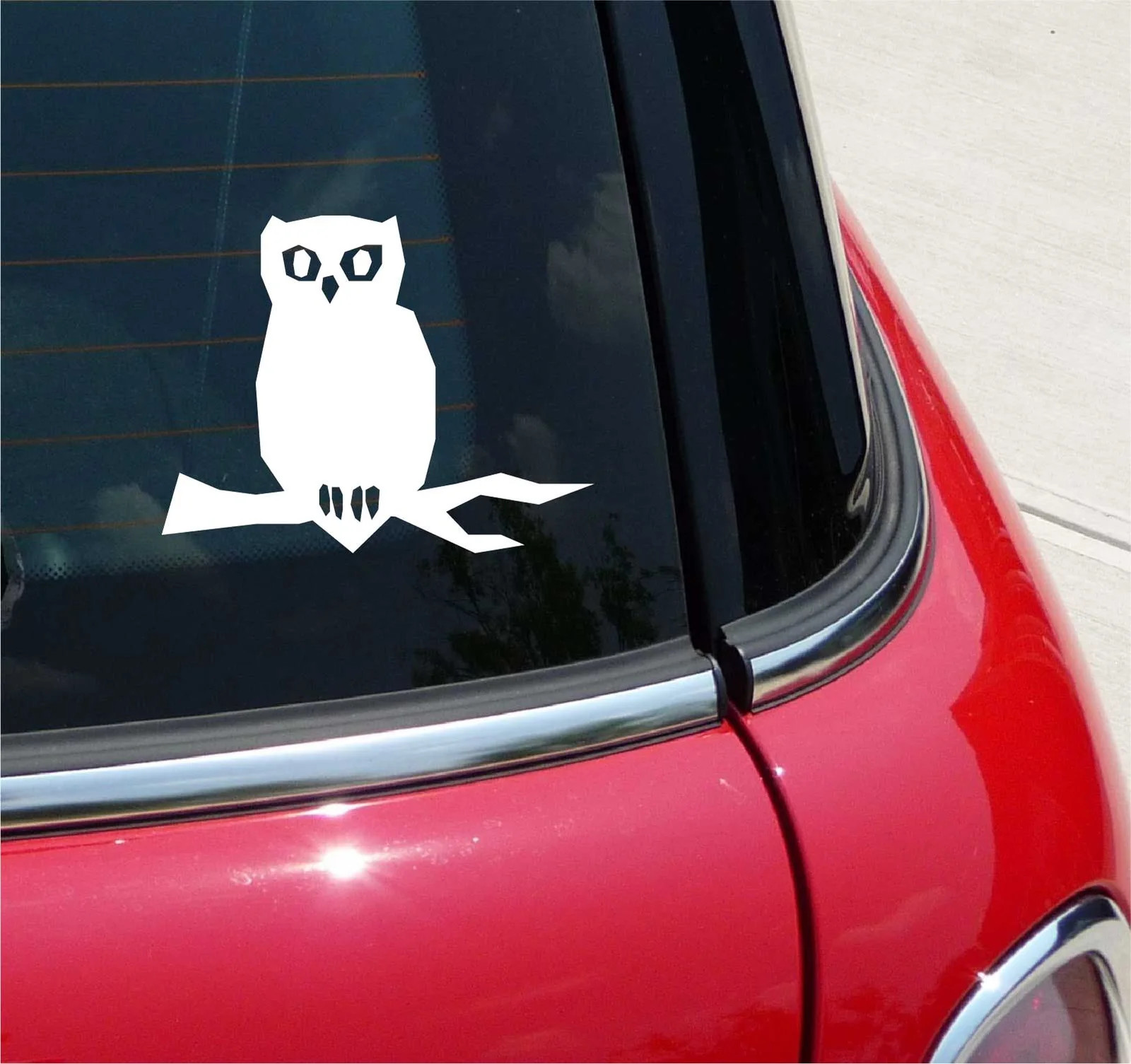 NIGHT OWL WISE OLD BIRD FUNNY GRAPHIC DECAL STICKER ART CAR WALL DECOR