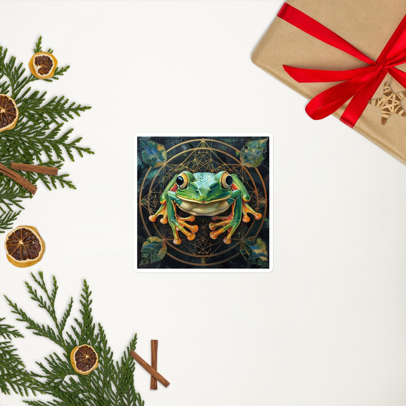 World of Wilds – Frog Lookin' at You – slappin' sticker