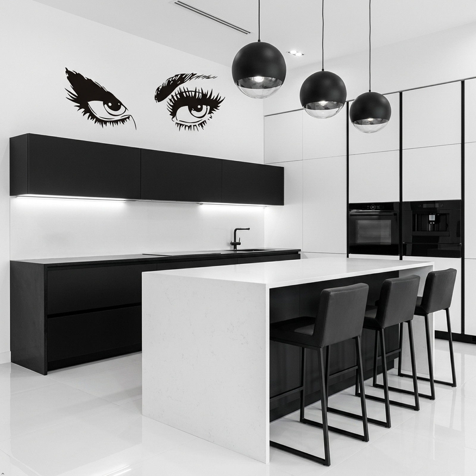 Beautiful Eyes Removable Wall Art Decal Sticker Decor Mural DIY Vinyl