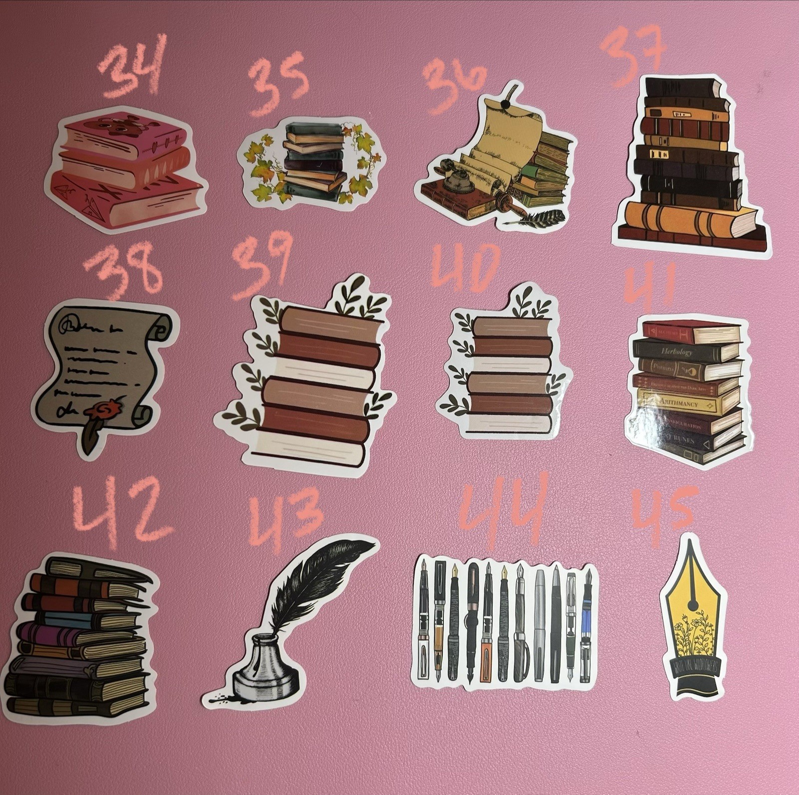 Book Stack Stickers