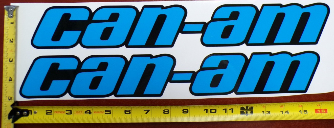 CAN-AM MAVERICK X3 R GRAPHIC DECAL STICKER USA MADE BLUE SOLID THICK
