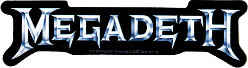 Sticker – Megadeth Logo Heavy Metal Rock Thrash Music Band 6" Decal #15793 Cool