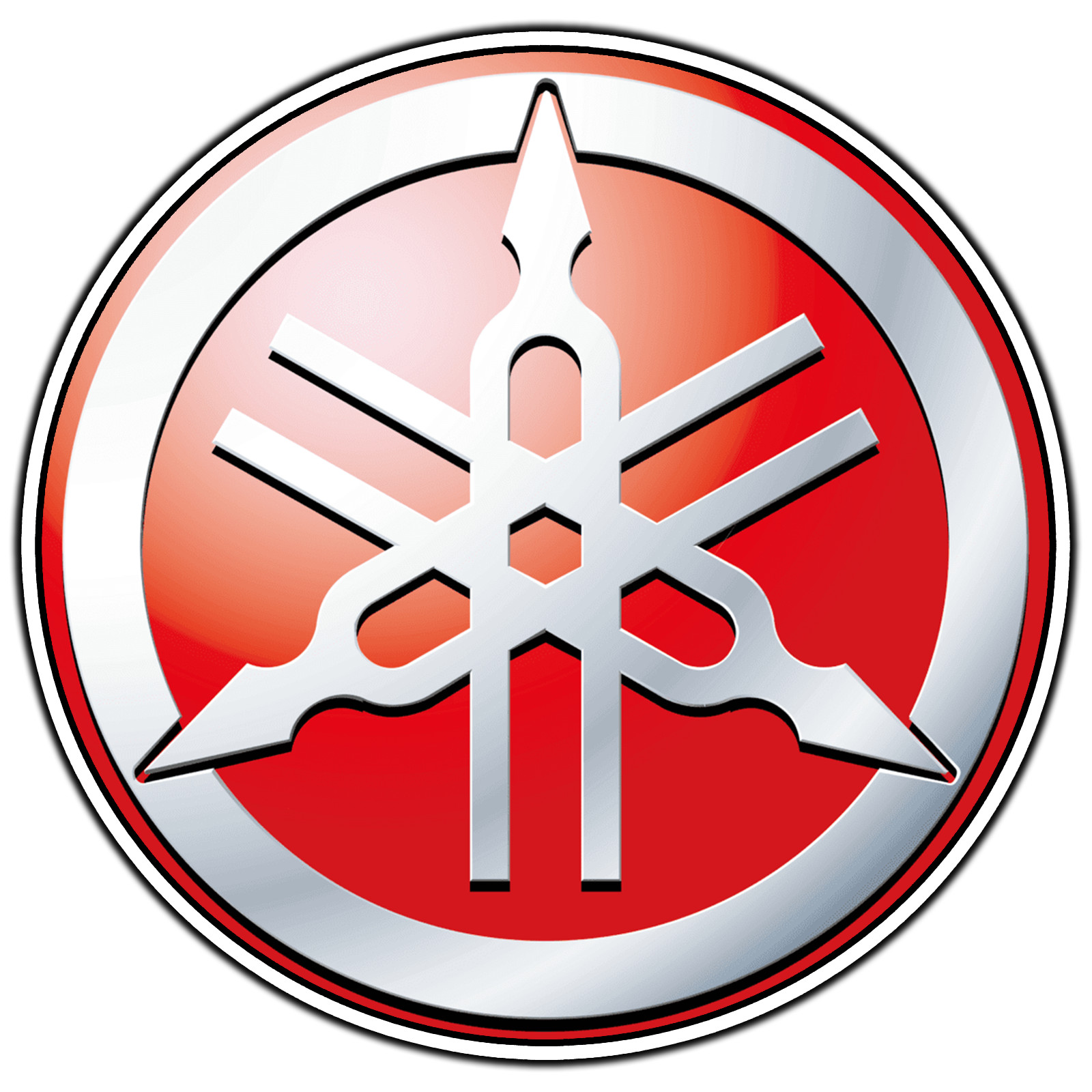 Yamaha Symbol Logo #2 Sticker Waterproof Vinyl Decal Die-Cut Laptop Car