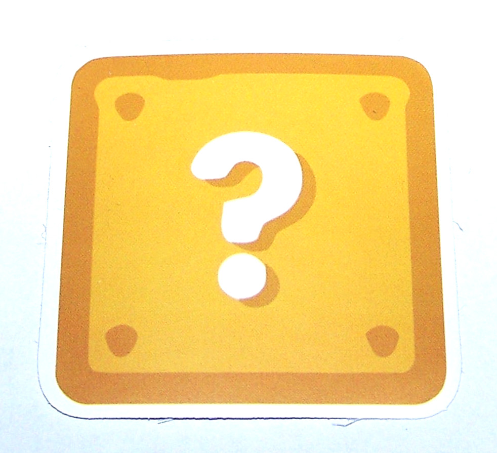 Super Mario Bros Cut Sticker Decal Movie Nintendo Video Game Question Mark BLOCK