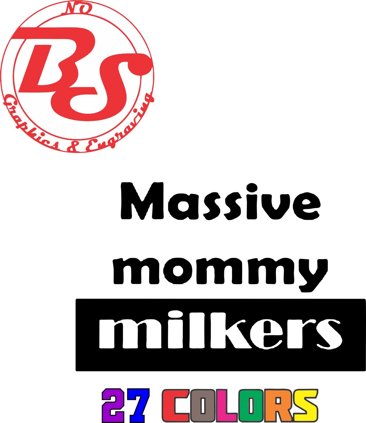 6" Mommy Milkers Massive Big Decal Offensive Funny Rude Adult Joke JDM Meme noBS