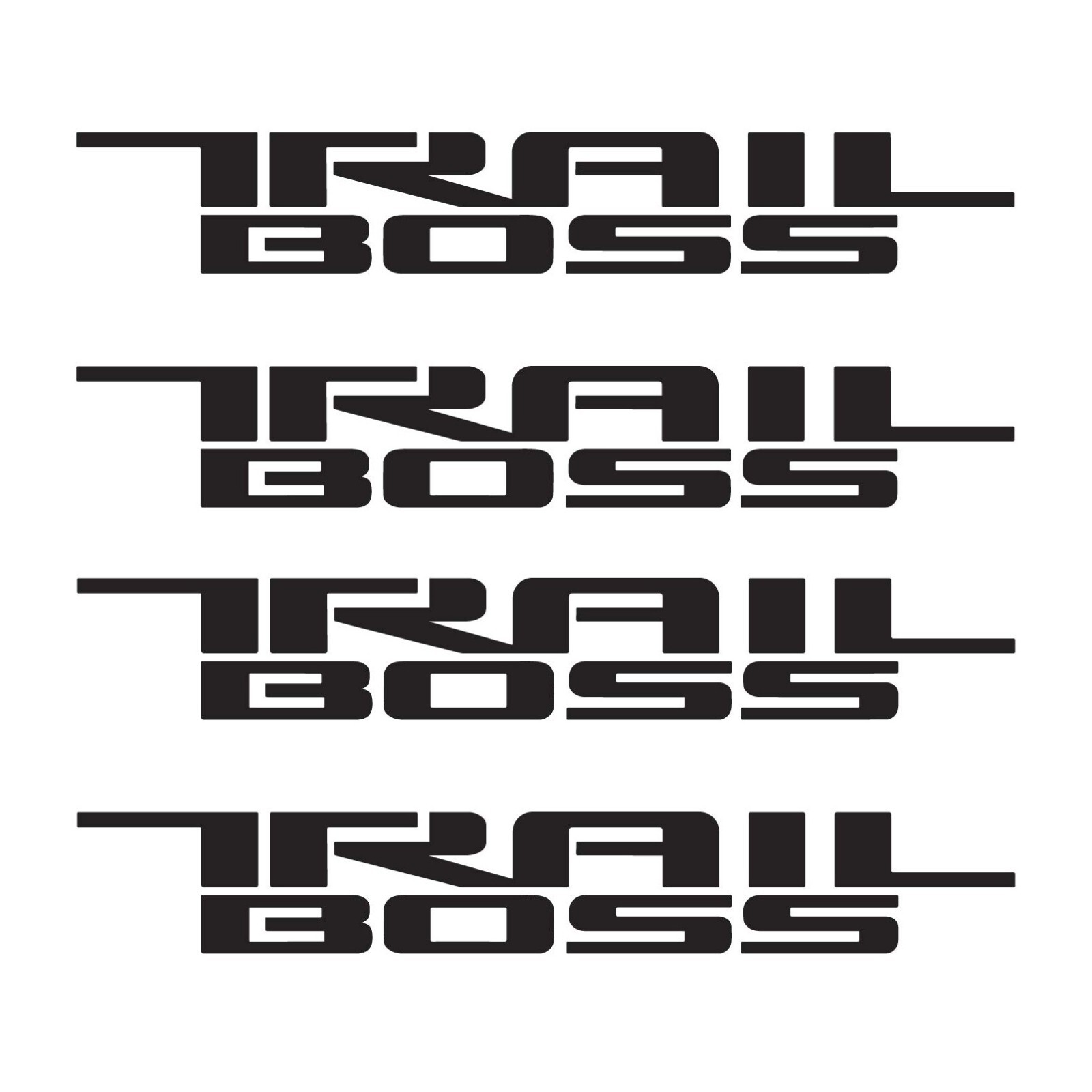 Trail Boss Off Road Mountain Chevy Silverado Decal Laptop Car Truck SUV Sticker