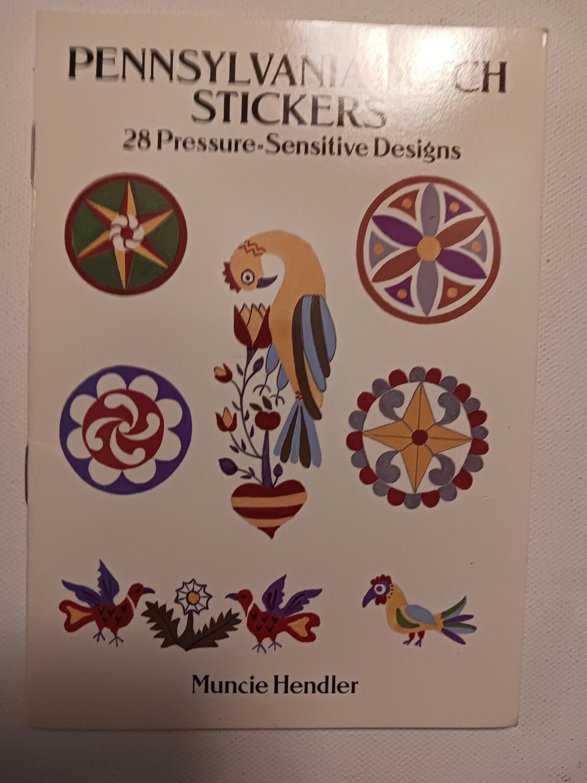 Pennsylvania Dutch Stickers 28 Pressure Sensitive Designs Muncie Hendler