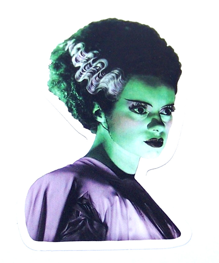 BRIDE OF FRANKENSTEIN – Cut Sticker Decal Monster Movie Horror Film Frankenstein