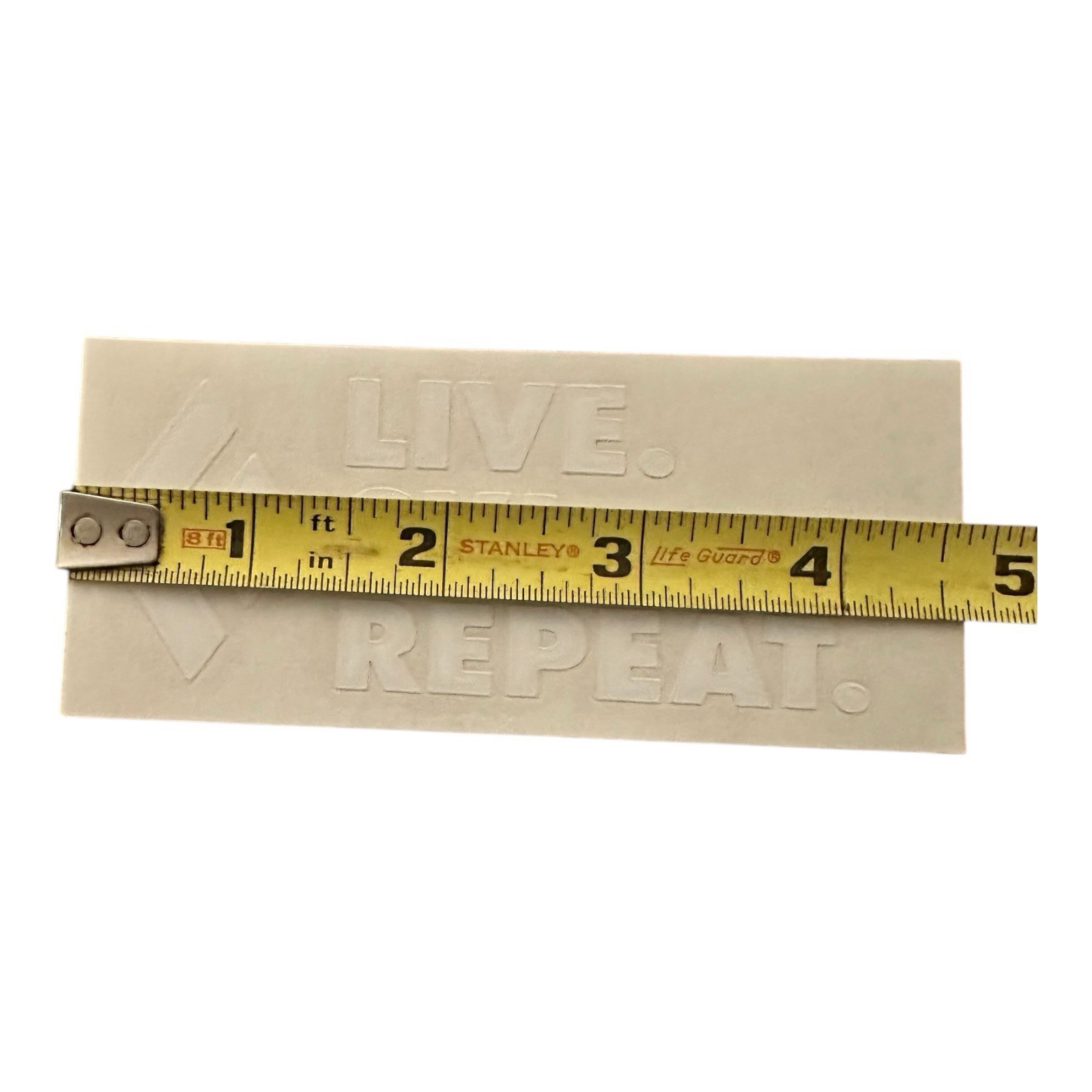 Black Diamond Live Ski Repeat Sticker Decal – Climbing Skiing Outdoor 4.5×2 inch