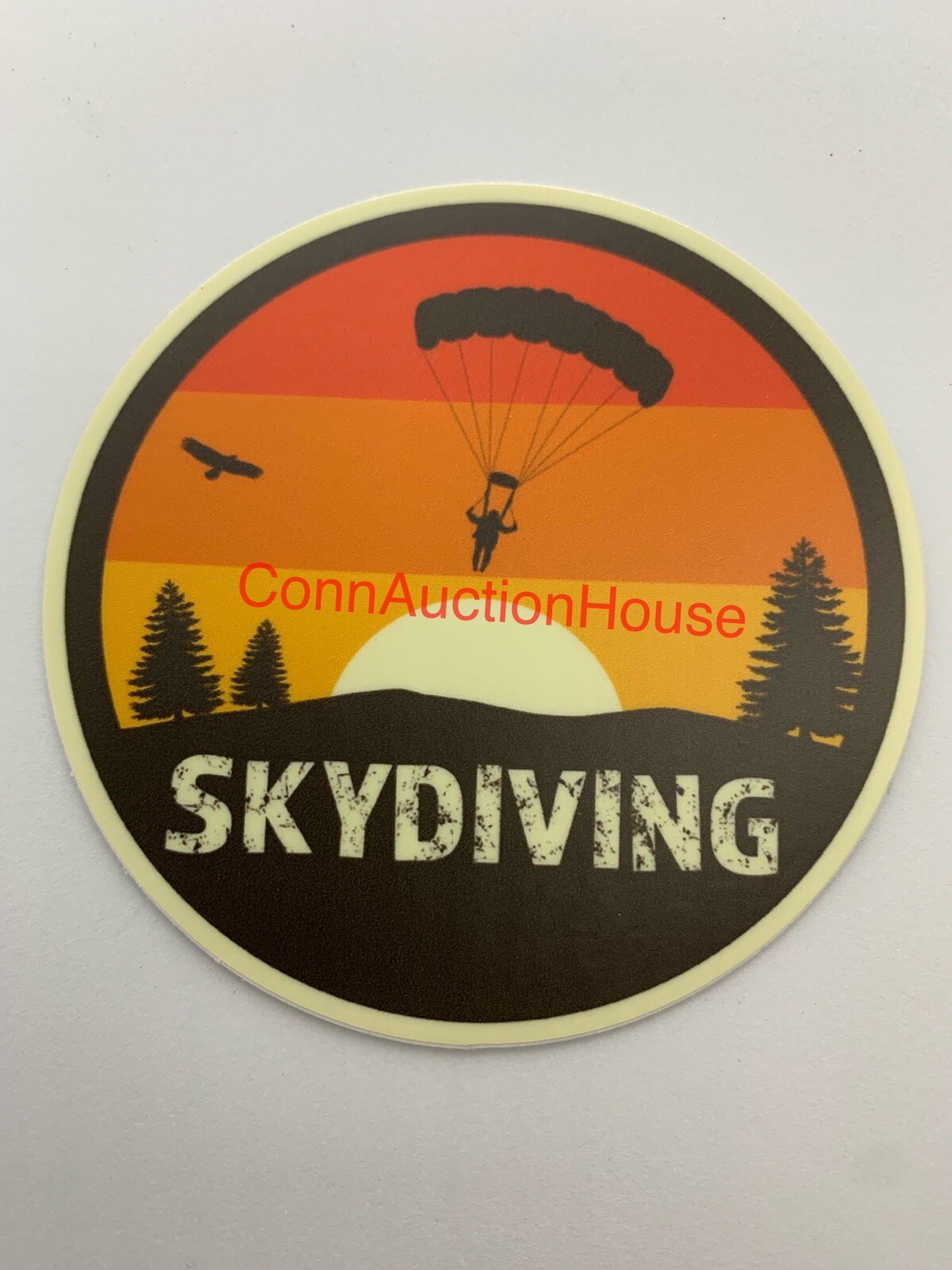 Skydiving Parachute Sticker ~ Water Bottle ~ Laptop ~ Tumbler Car Vinyl Decal