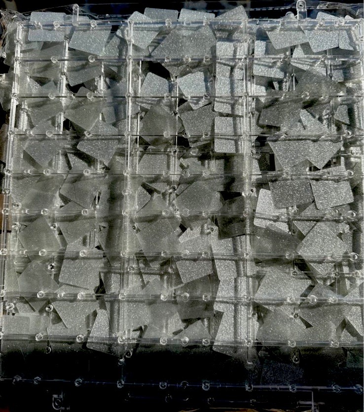 Shimmer Silver Glitter Wall Panels 12×12 Pack Of 24