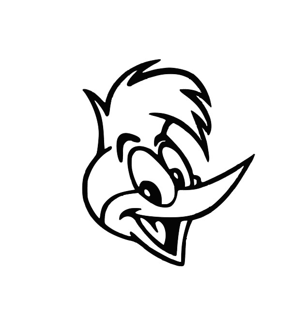 Woody Woodpecker Vinyl Decal Sticker -Multiple Colors & Sizes- FREE SHIPPING