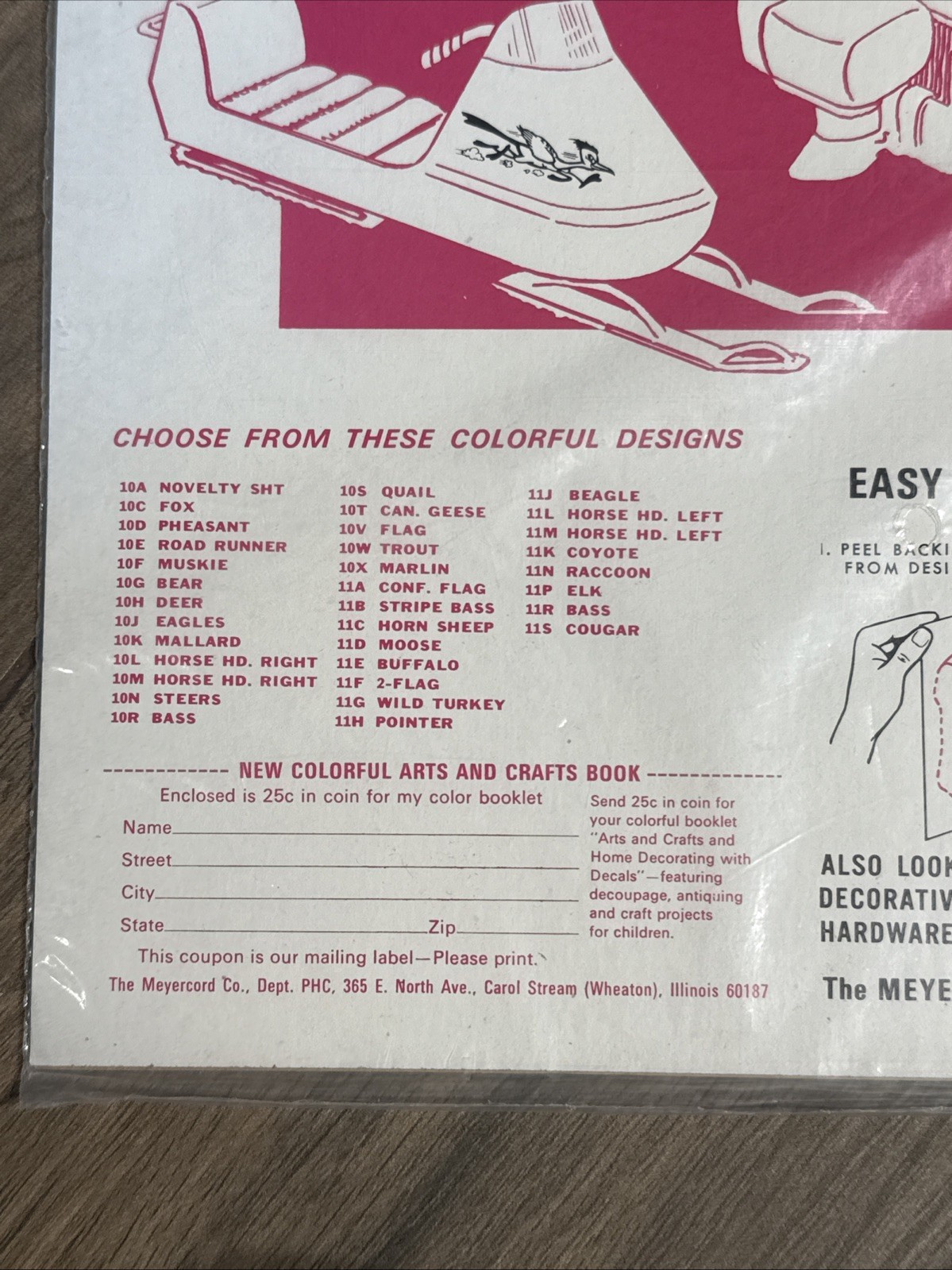 Vintage 1975 NOS Decal Meyercord Sport-Stik KEEP ON TRUCKIN' 12" Sticker Decor