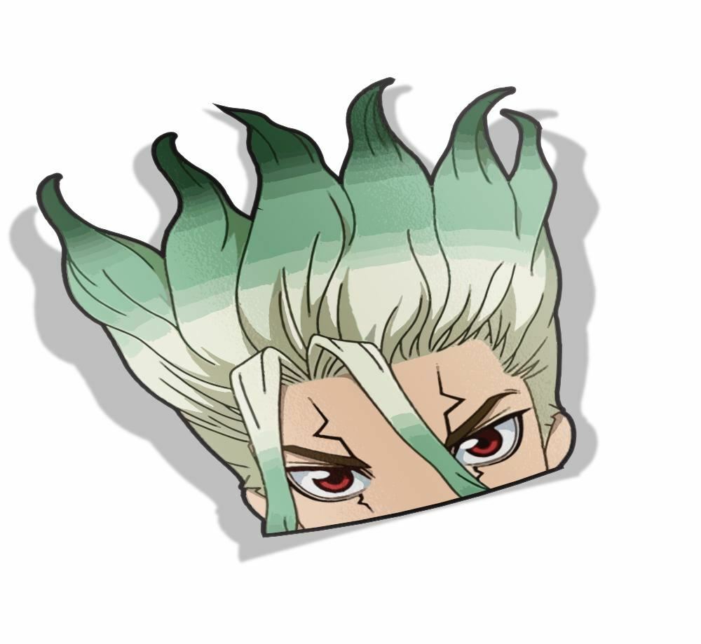 Senku | Dr. Stone | Peeker – Peek – Anime Vinyl Car Stickers NEW