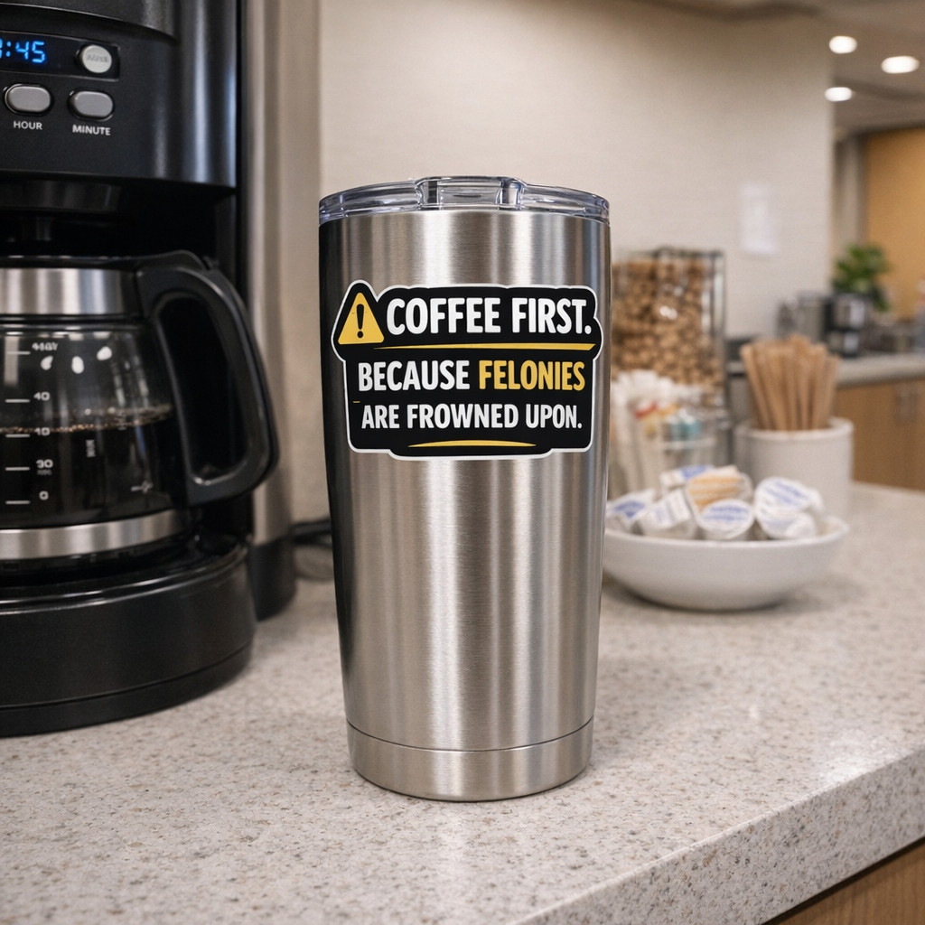Sticker epic BUY 2, GET 1 FREE , coffee lover coffee first USA mornings Mondays