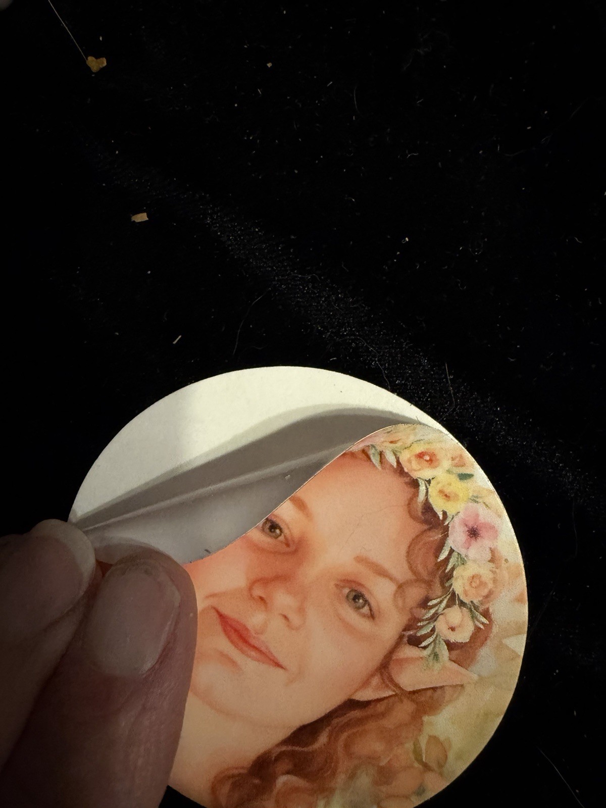 vinyl sticker “The Face Of Magic” Digitally Enhanced Photo By Sheila Lofgreen