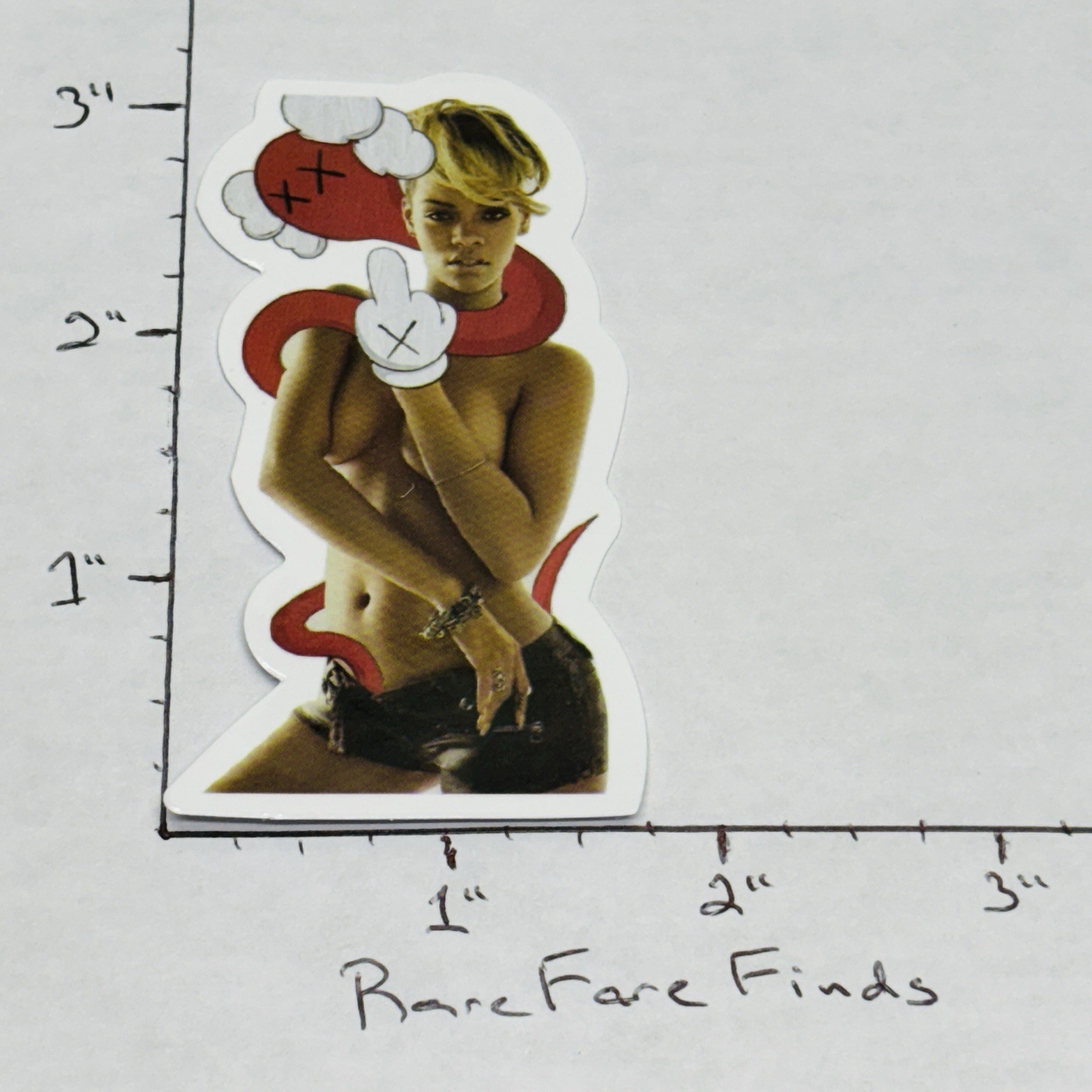 NEW‼ Rhianna & Red Companion KAWS Laptop Bottle Vinyl Decal Sticker •w/Tracking‼
