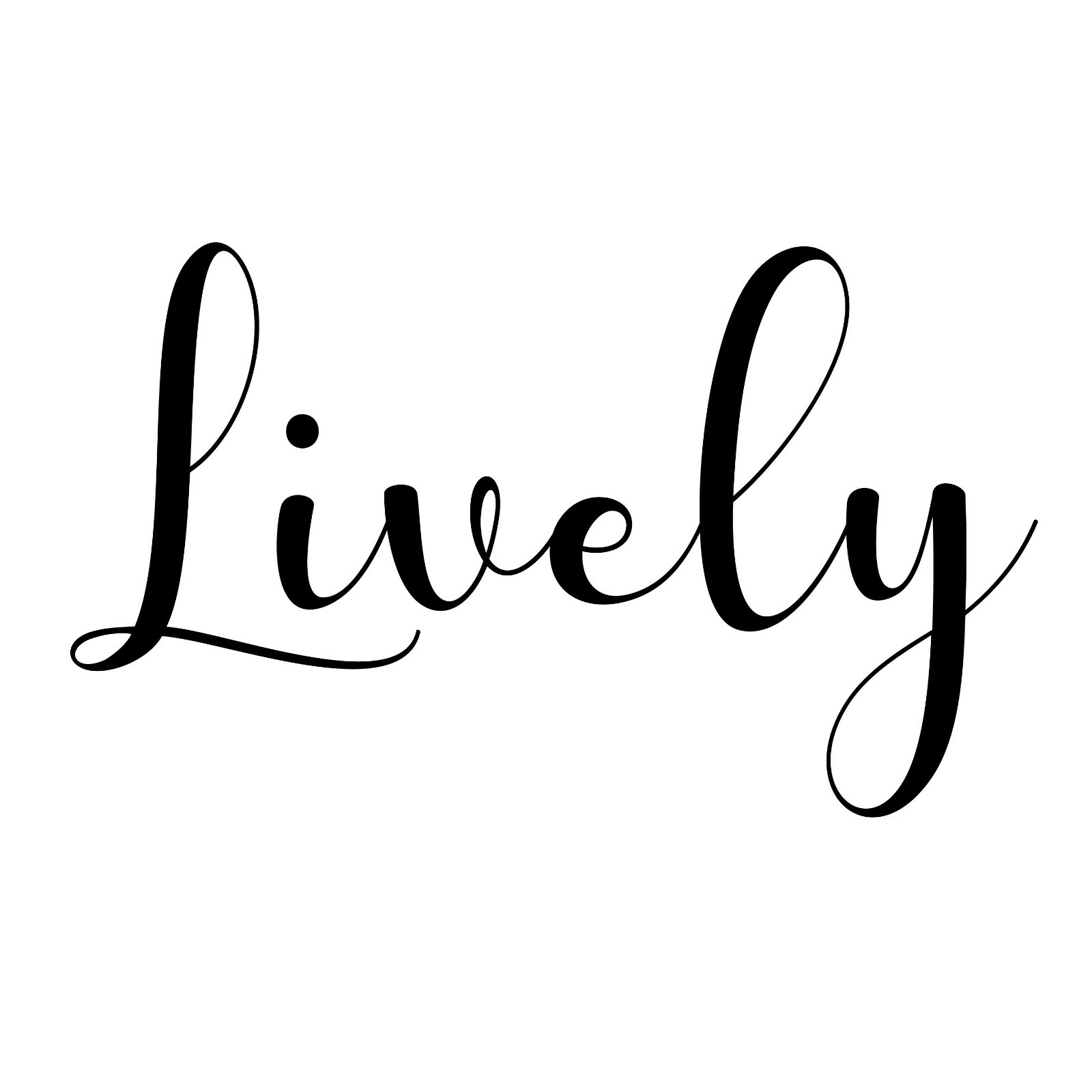 Wall Decal Lively Motivation Positive Interior Vinyl Decor Black gz524