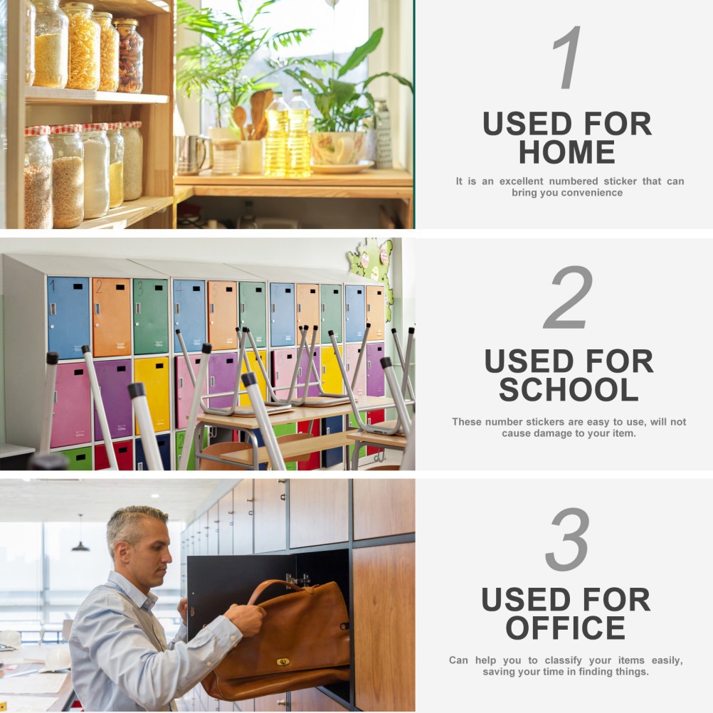 Identification Decals Count Inventory Numbered Stickers Roll Label Numbers