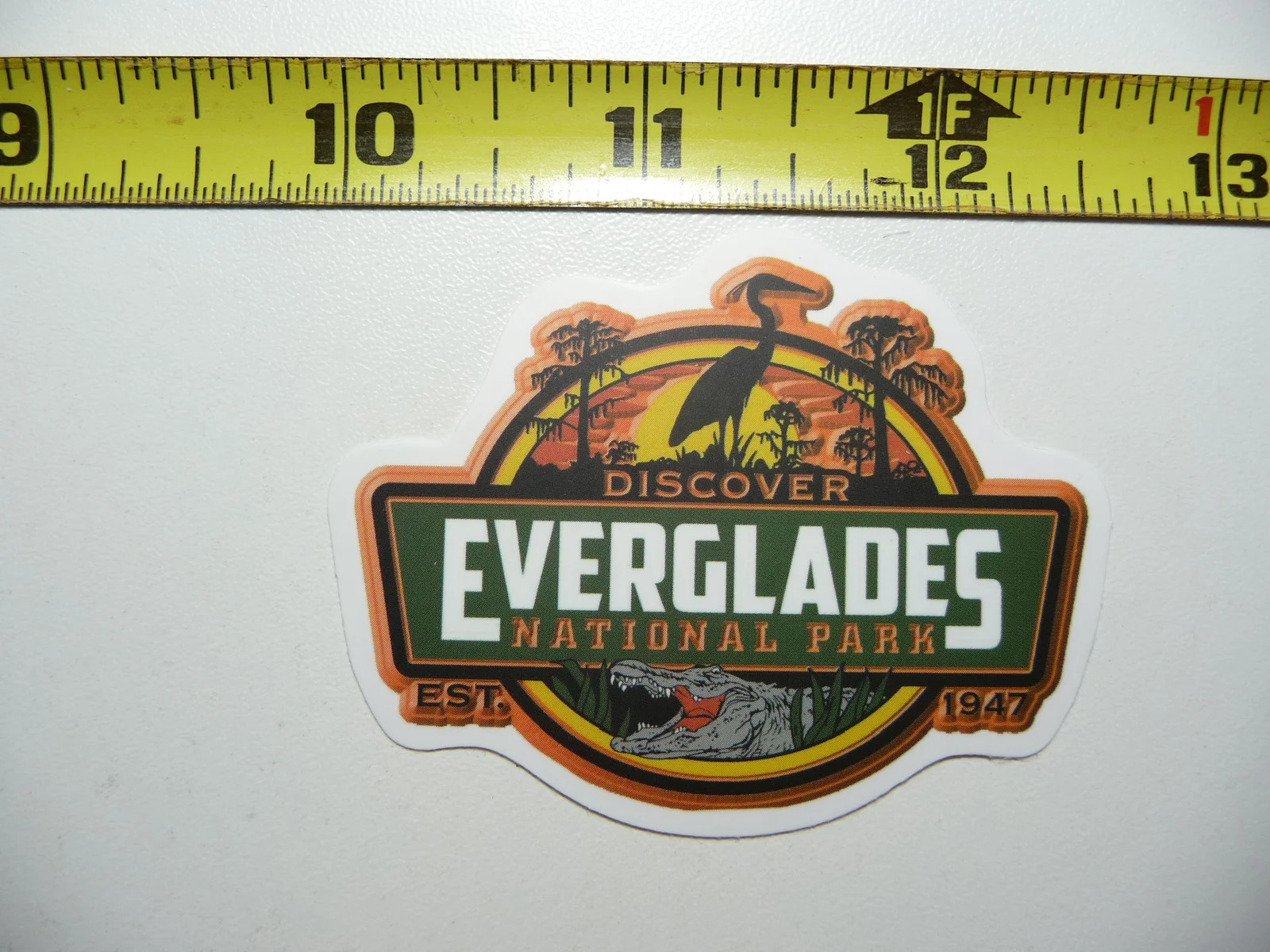 EVERGLADES NATIONAL PARK FLORIDA SMALL STICKER DECAL NPS VACATION ALLIGATOR IBIS