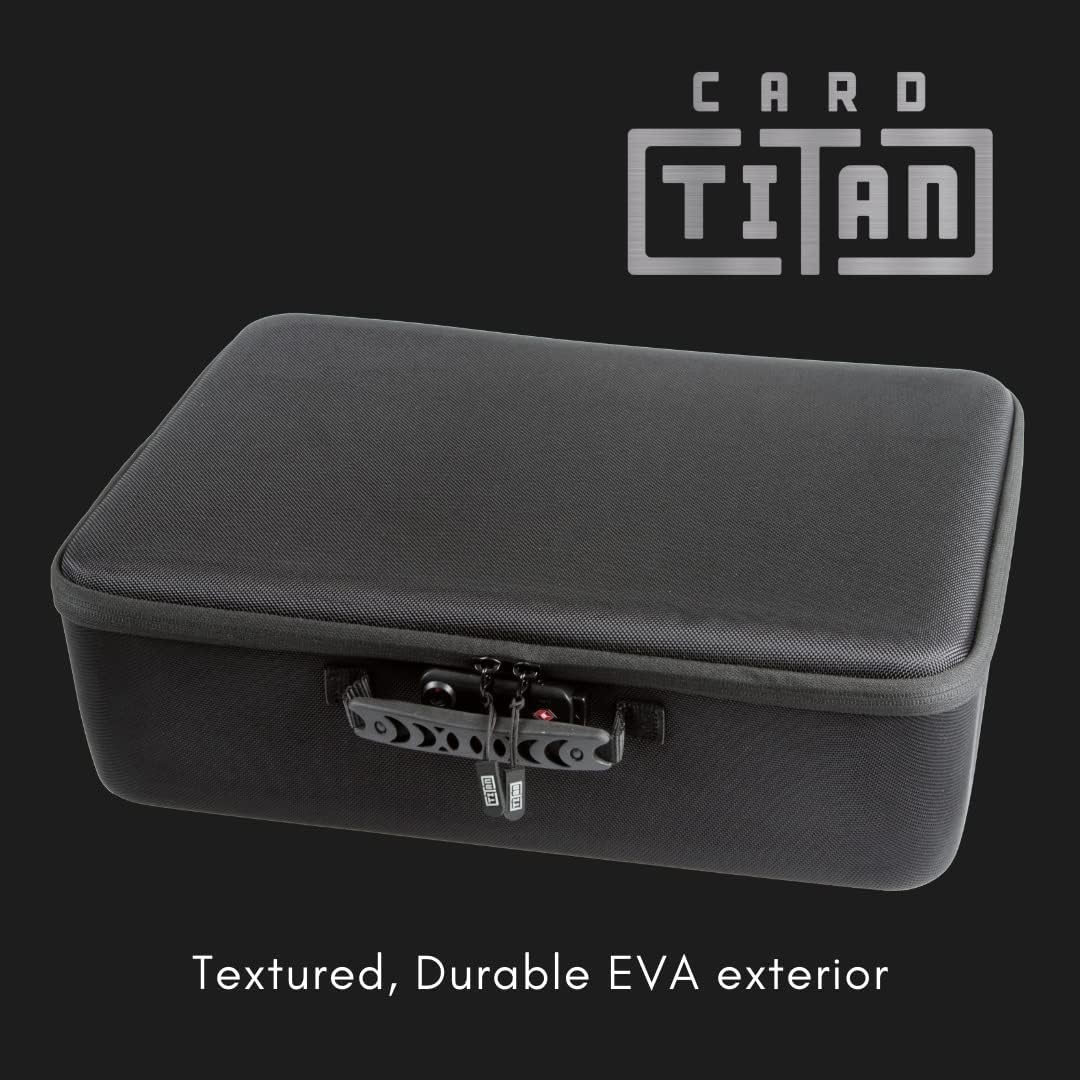 Toploader and One Touch Trading Card Storage Box with Zipper Lock – Sports Card