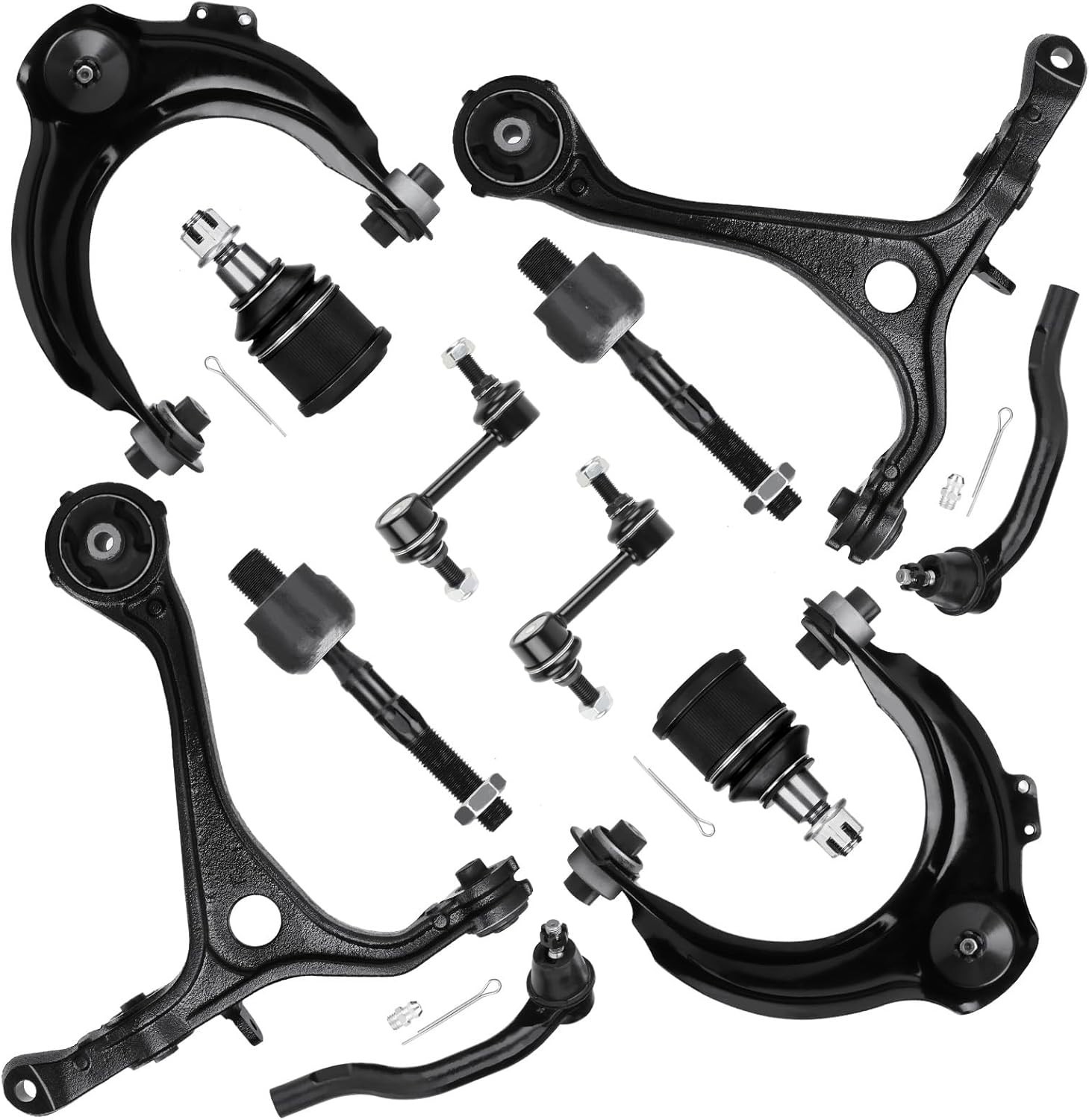 12Pc Front Suspension Kit for 2003–2007 Honda Accord 2004–2008 Acura TSX 2.4L