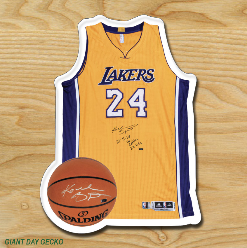 KOBE BRYANT #24 BASKETBALL VINYL STICKER CAR TRUCK DECAL LAPTOP BLACK MAMBA LA