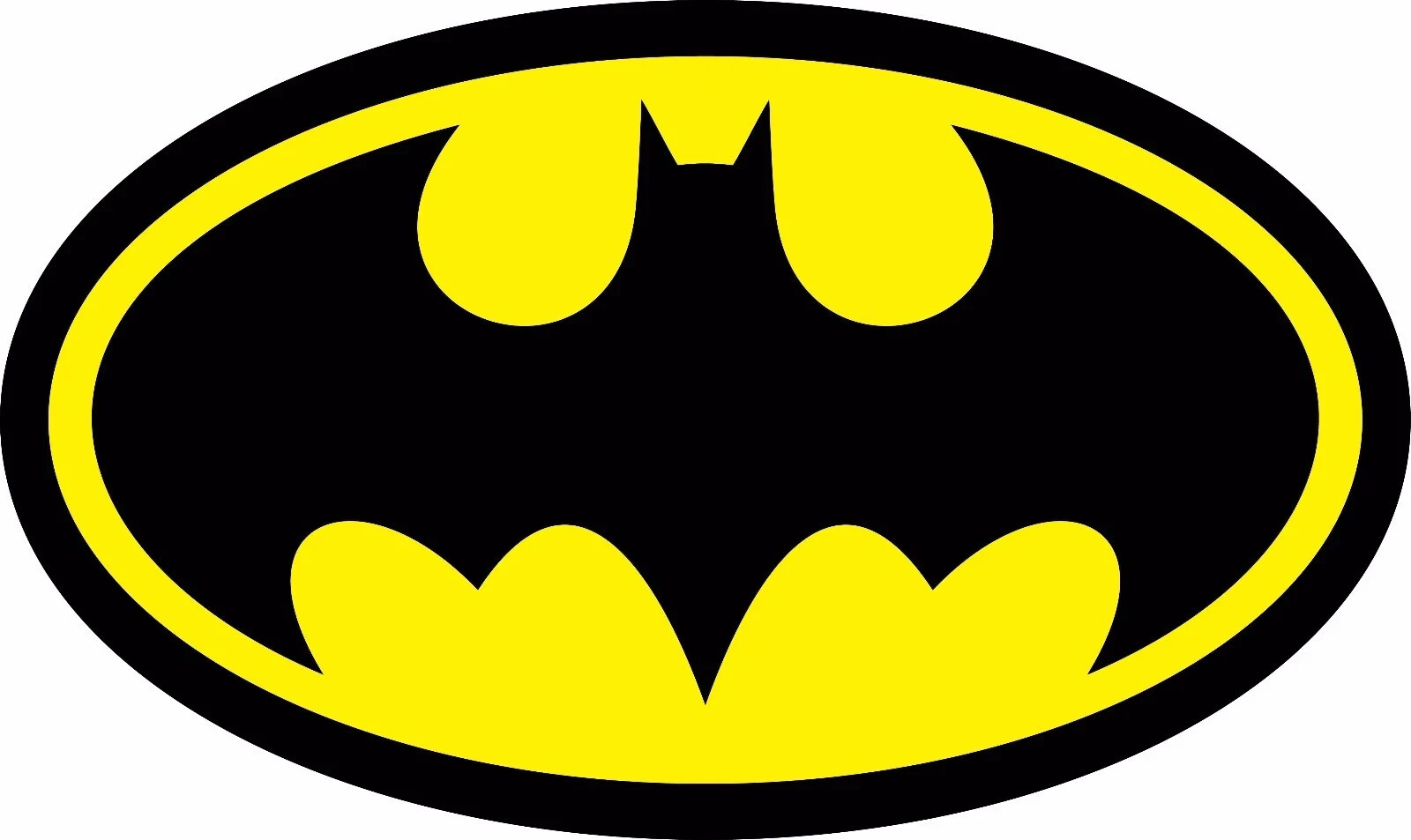 Batman Logo Decal (2-Pack) | CHOOSE SIZE 2"-10" | DC Comics Car Sticker