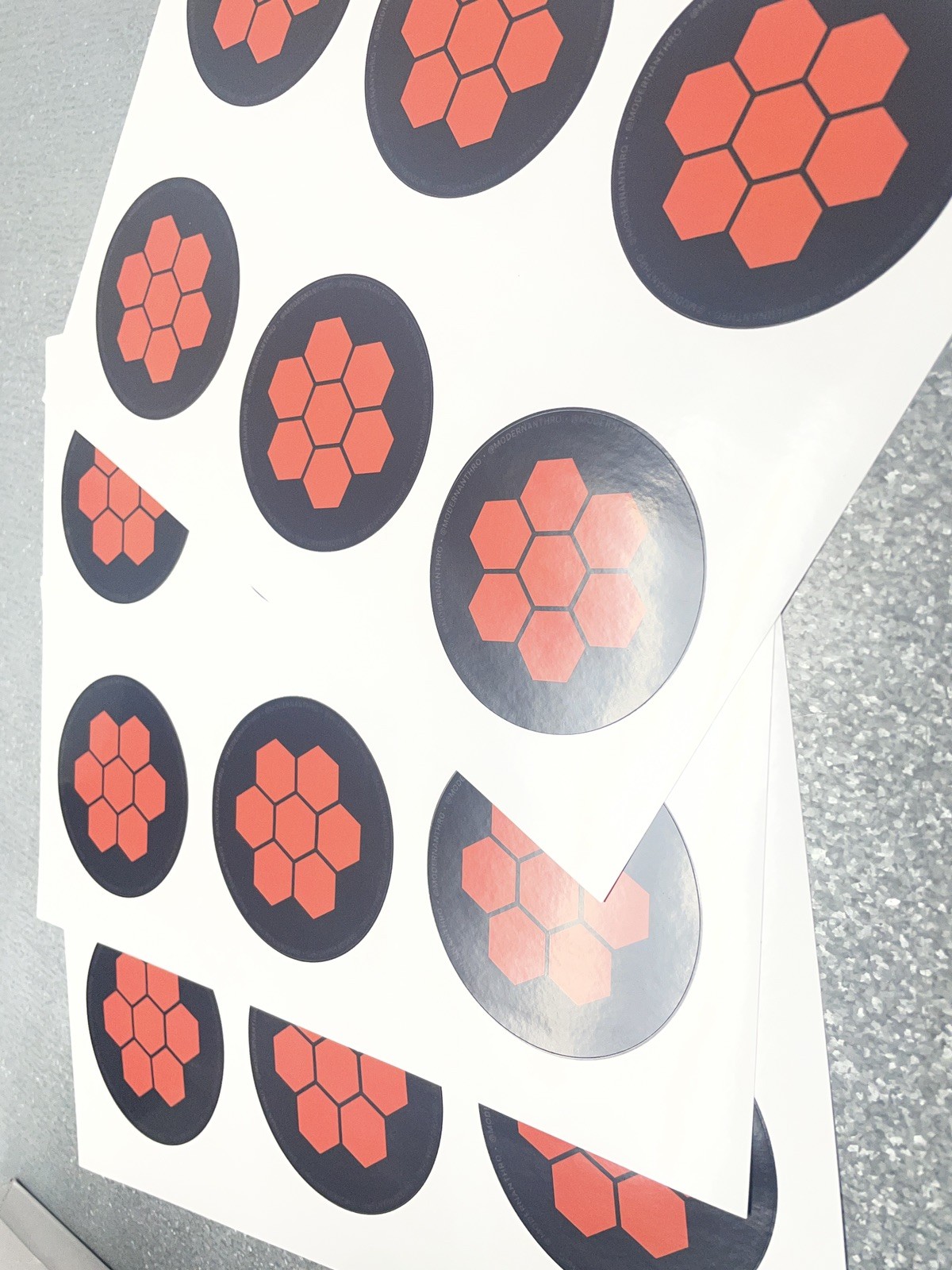 Boards of Canada Inferno Hex Logo Vinyl Sticker 3×3 BoC IDM Ambient Spelling Bee