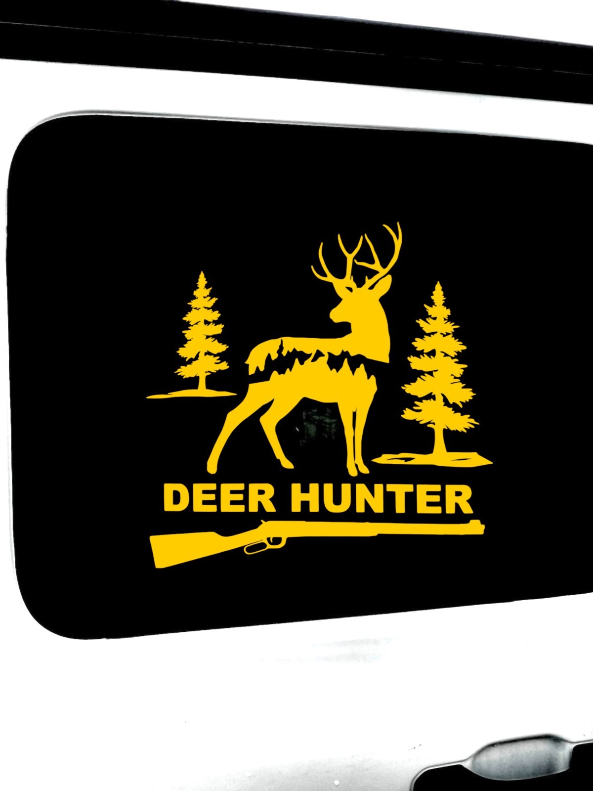 DEER HUNTER DECAL FOR ATV Car Truck SUV Bumper Wall Laptop window sm l