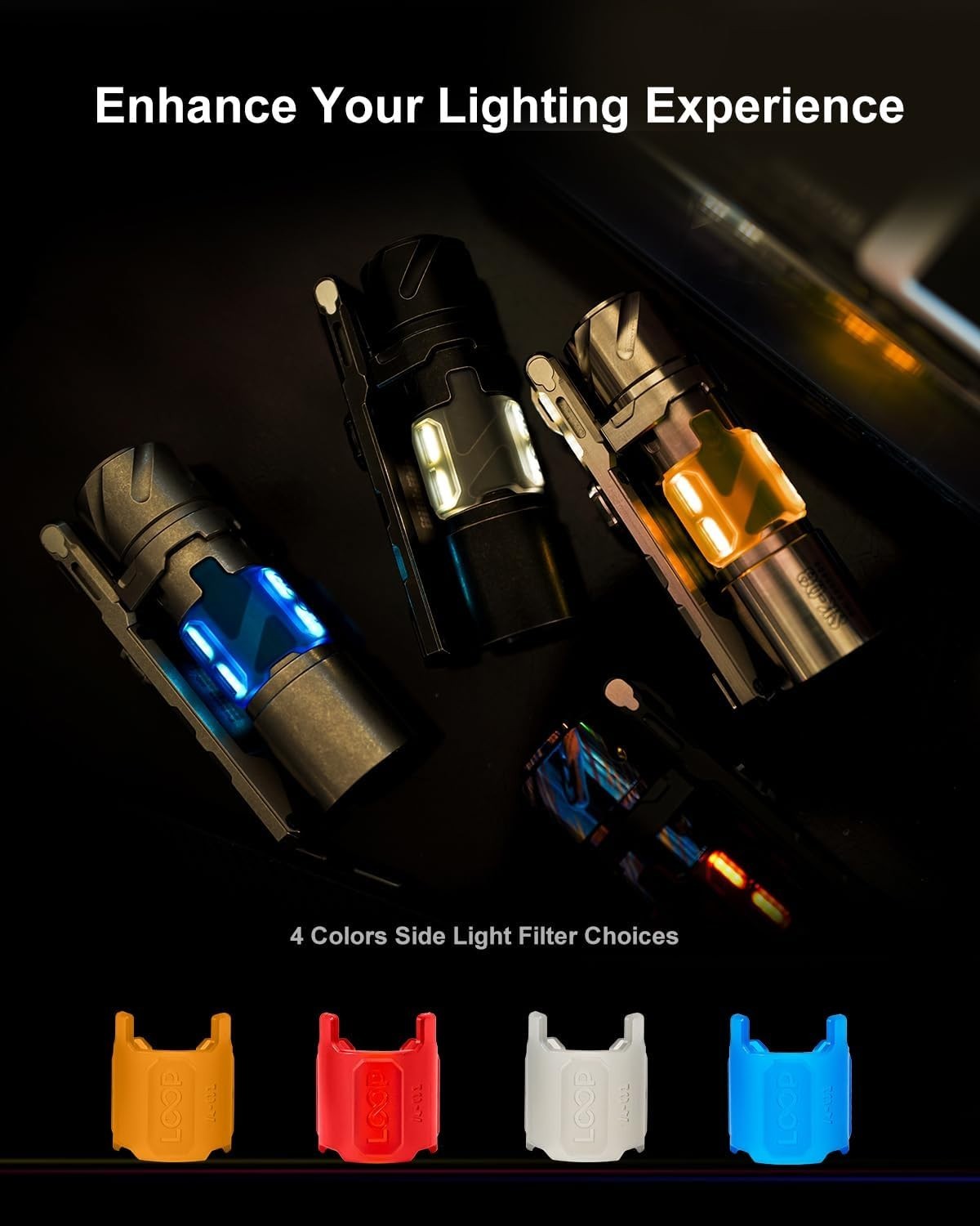 SK03 EDC Flashligh, AA Rechargeable LED Flashlight Batter… Fast Ship