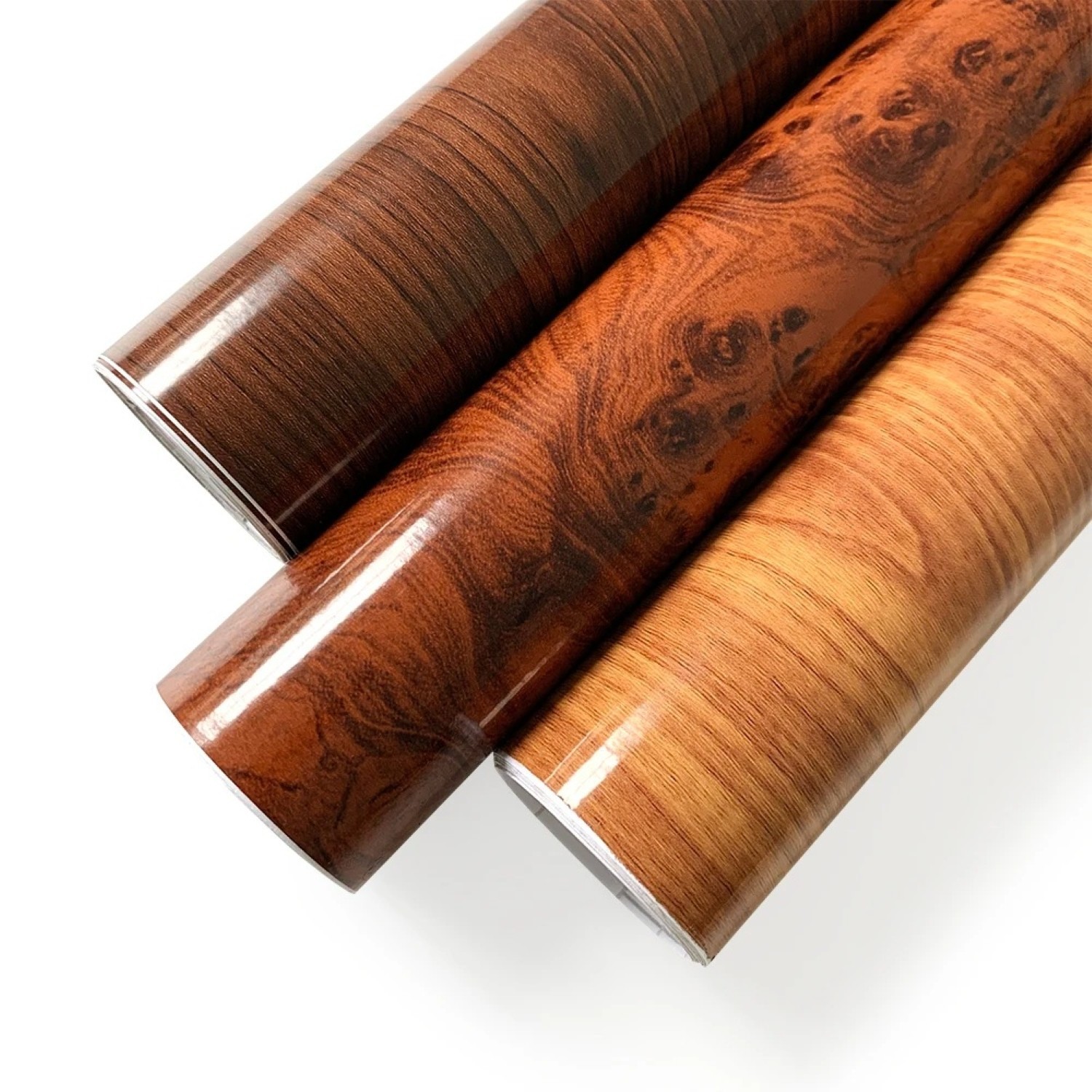 Sticker Decal Wrap PVC Film Glossy Wood Grain Polymeric DIY Car Interior Vinyl