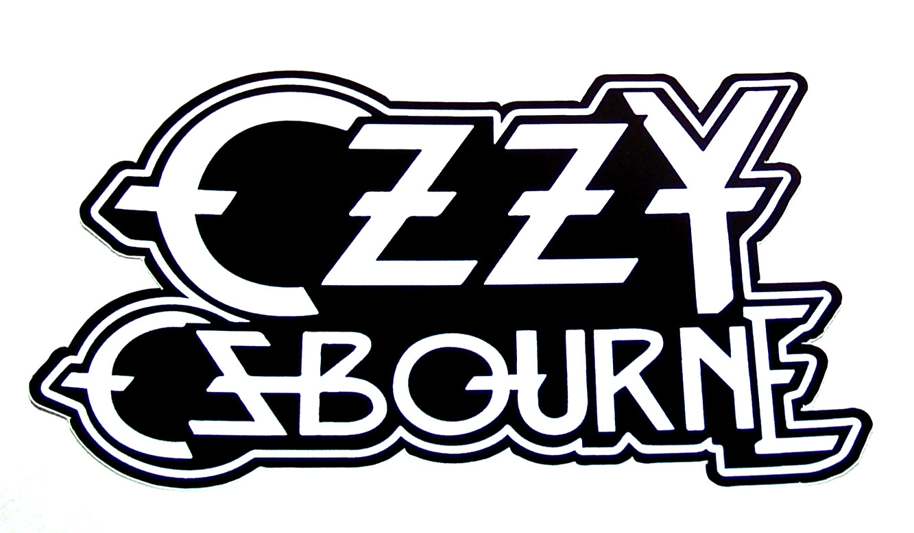 OZZY OSBOURNE – Black Sabbath Logo LARGE Cut Sticker Decal Official Heavy Metal