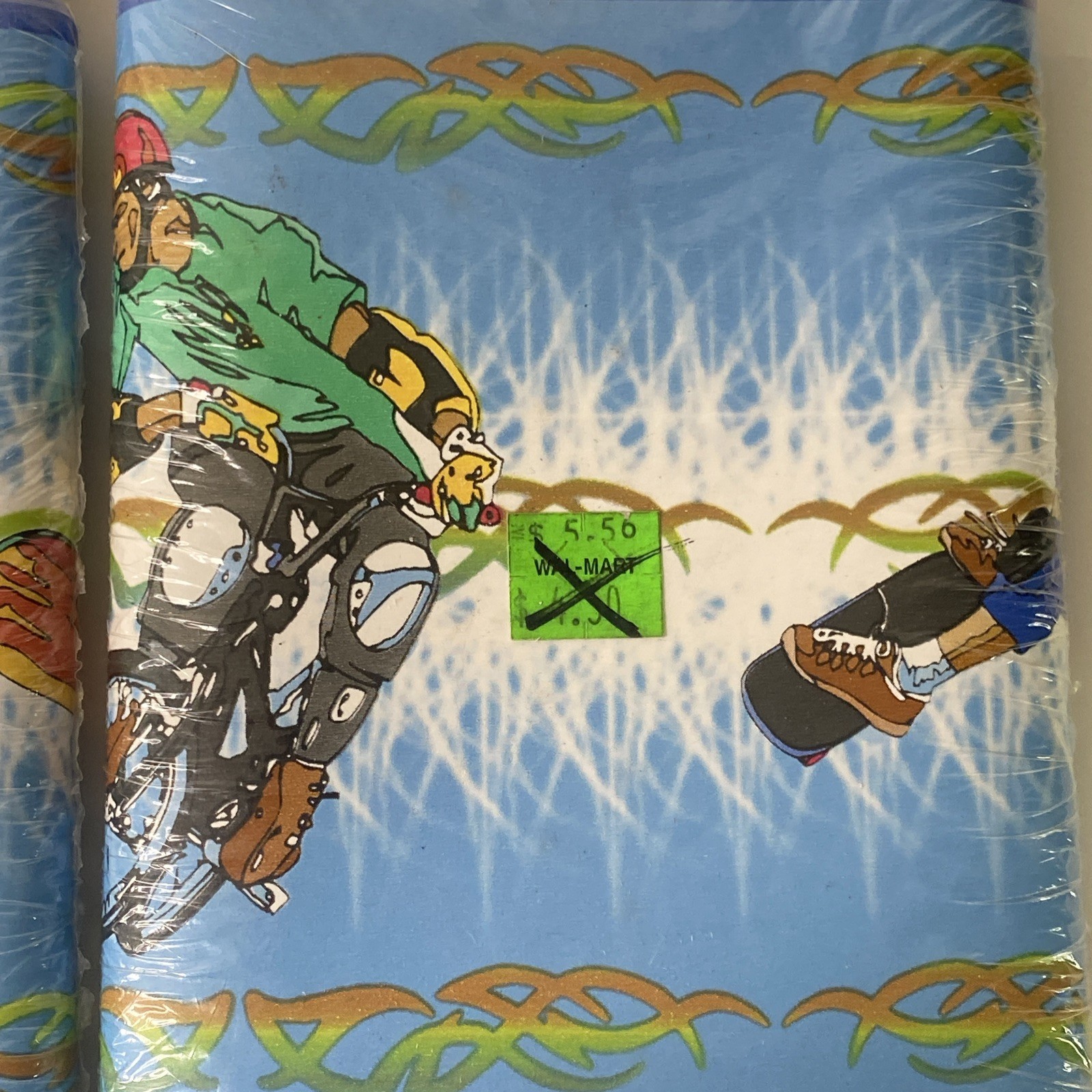 Y2K Vtg X-treme Sports Wallpaper Boarder – Skateboarding & BMX – Kids Bedroom