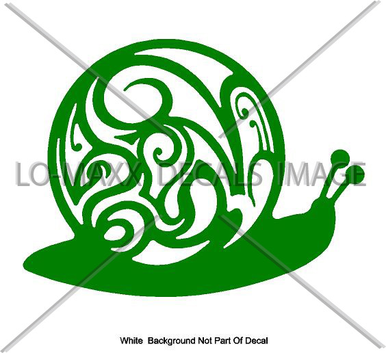 Fancy Snail Unique Creative Decorative Design High Quality Die Cut Vinyl Decal