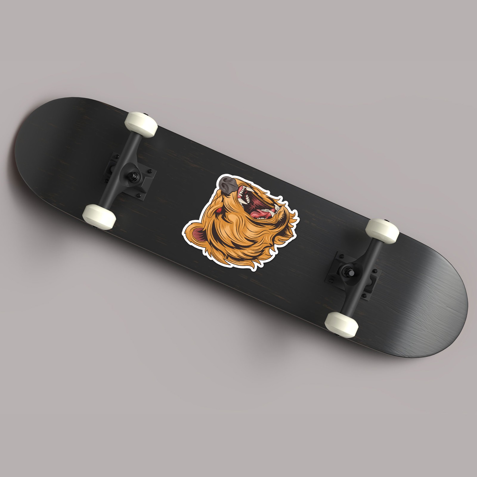 Grizzly Brown Bear – Vinyl Decal Sticker – Car Window Laptop – ebn8069