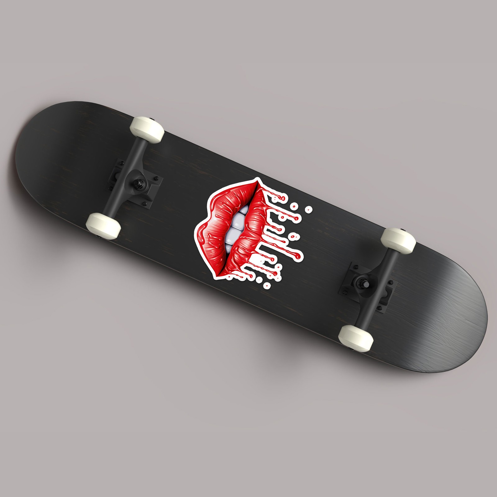 Dripping Red Lips – Vinyl Decal Sticker – Car Window Laptop – ebn11362