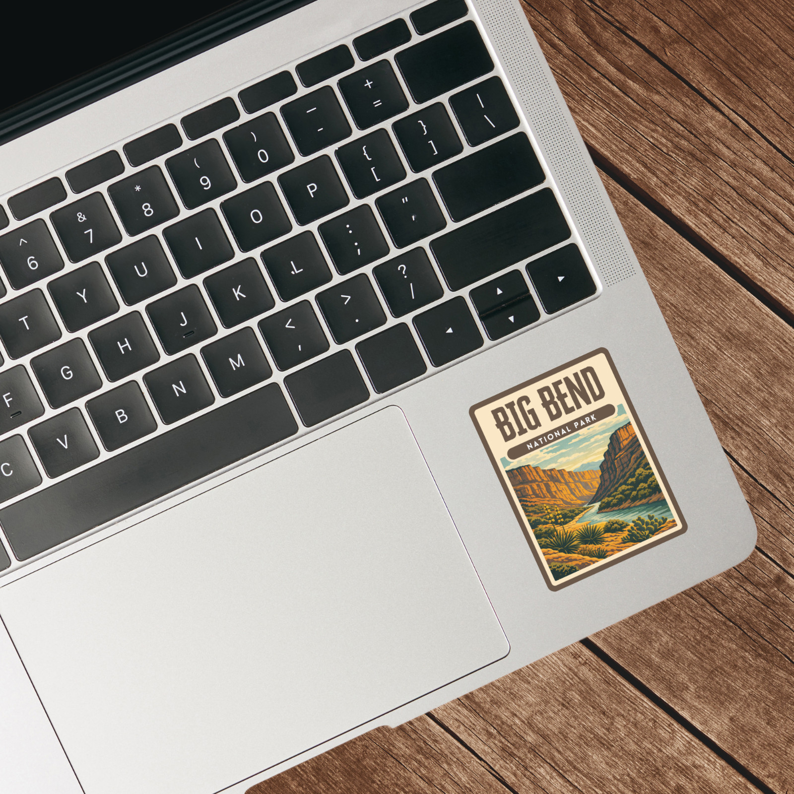 Big Bend National Park Sticker Retro Screen Print Vinyl Decal Travel Gift